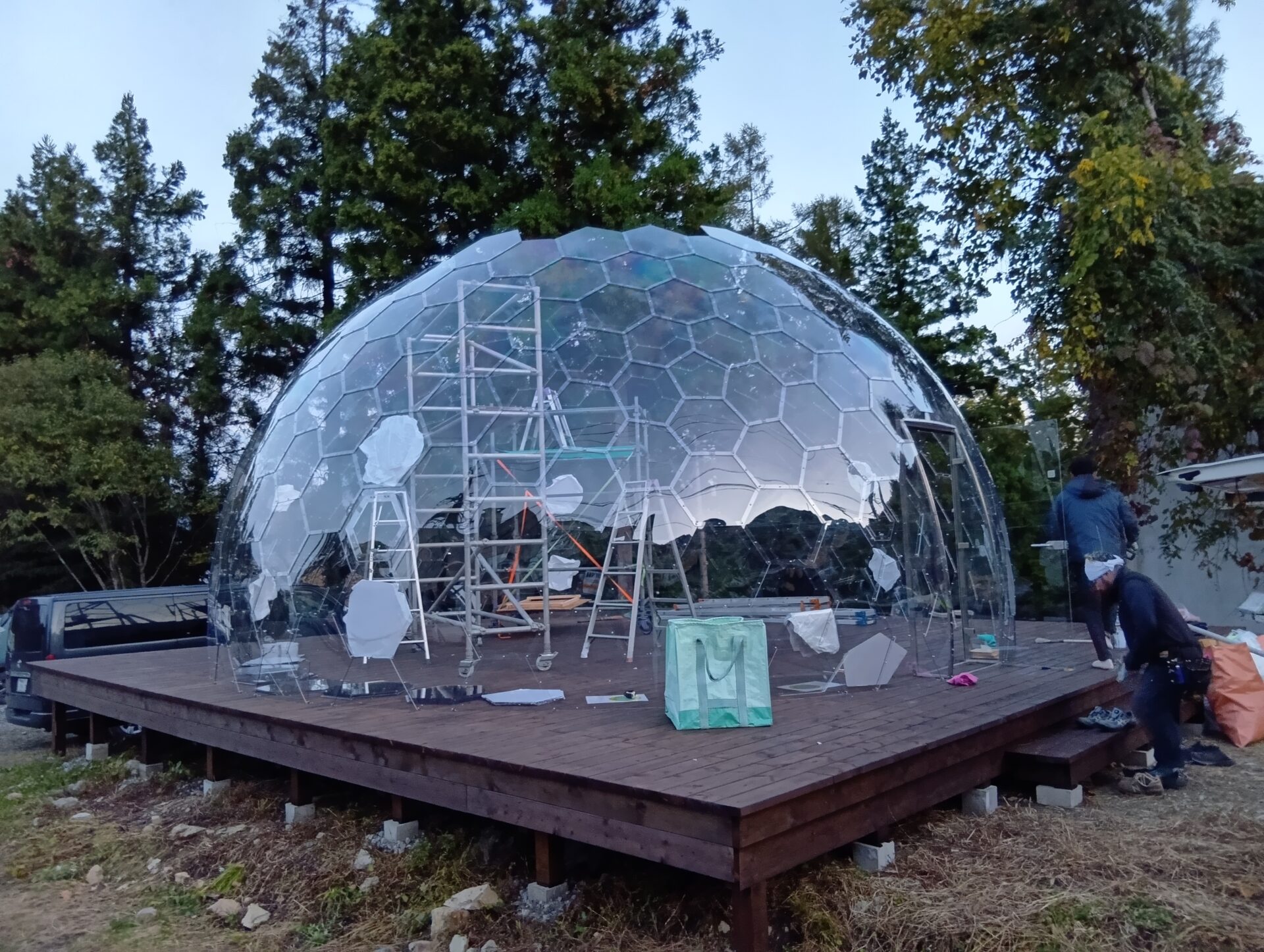 アウラドーム完成間近